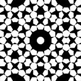 The print 'Alogos: Hexagonal', detail of panel A