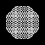 The print 'Alogos: Square', panel B